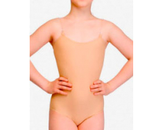 Одежда для девочек - Подкупальник гимнастический на силиконовых бретелях (хлопок)