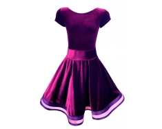 Одежда для девочек - Рейтинговое платье (бархат + сетка)